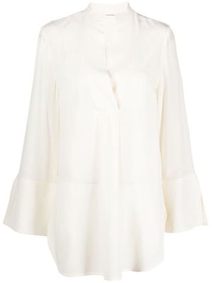 By Malene Birger silk button-down blouse - White