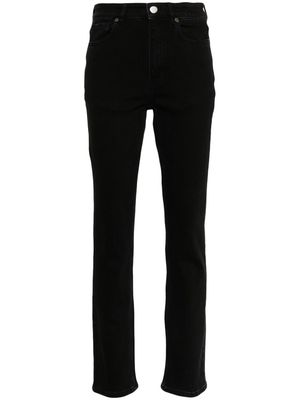 By Malene Birger Stellen high-rise straight-leg jeans - Black