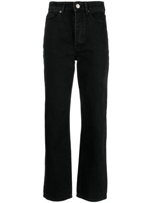By Malene Birger straight-leg organic-cotton jeans - Black