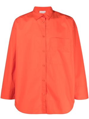 By Malene Birger three-quarter sleeves organic-cotton shirt - Orange