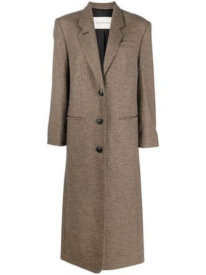 By Malene Birger tweed single-breasted coat - Brown