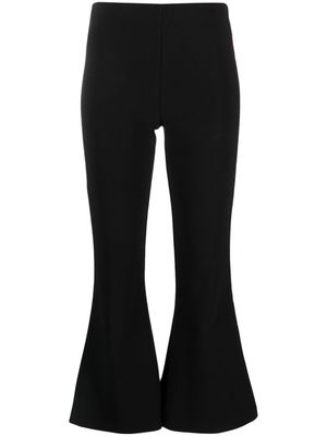 By Malene Birger Vilanna cropped flared trousers - Black