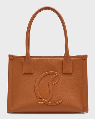 By My Side Small Tote in Leather with CL Logo