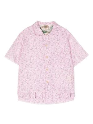 By Walid floral-print cotton shirt - Pink