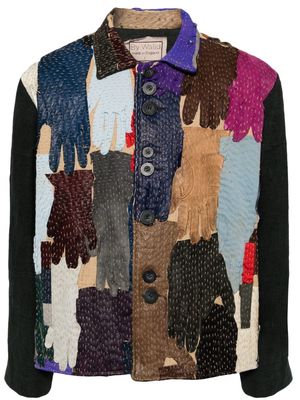 By Walid patchwork shirt jacket - Multicolour