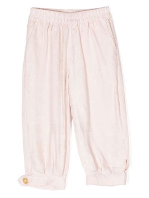 By Walid x Kindred button-fastening cuff trousers - Pink