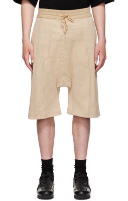 BYBORRE Beige Organic Cotton Shorts