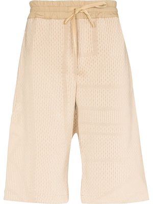 BYBORRE knitted Bermuda shorts - Neutrals