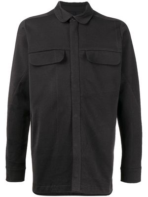 Byborre organic cotton shirt jacket - Black