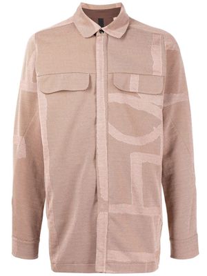 Byborre organic cotton shirt jacket - Brown