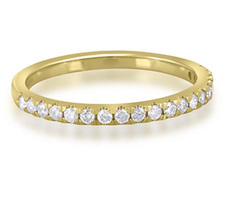 ByGOLDGIRL x QVC Diamond Band Ring, 14K Gold