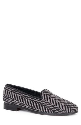 ByPaige BY PAIGE Needlepoint Herringbone Flat in Black