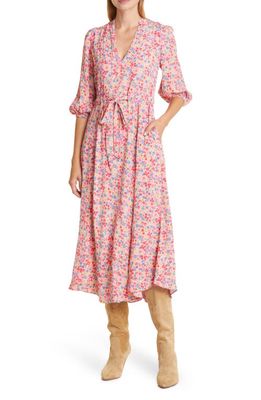 byTiMo Floral Print Midi Dress in Blooming