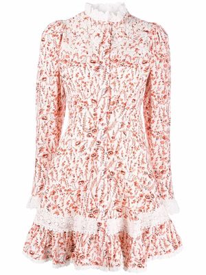 byTiMo floral-print mini dress - Red
