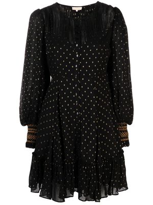 byTiMo polka dot-print flared minidress - Black