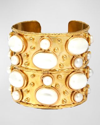 Byzance Pearl Cuff Bracelet