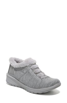 BZees Golden Faux Fur Lined Bootie in Grey Heather Fabric