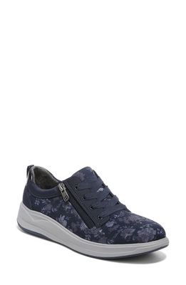 BZees Tag Along Sneaker in Navy Floral Print