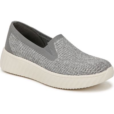 BZees Wednesday Slip-On Platform Sneaker in Graphite Heathered Knit 