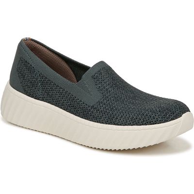 BZees Wednesday Slip-On Platform Sneaker in Sage Leaf Heathered Knit 