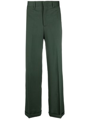 C Diem straight-leg trousers - Green