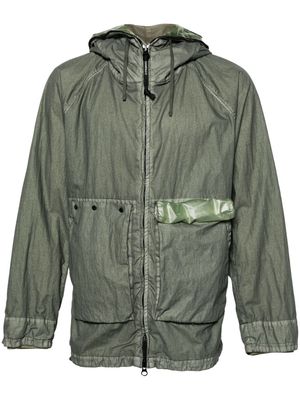 C.P. Company 50 Fili Gum Goggle-detailed jacket - Green