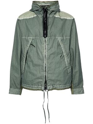 C.P. Company 50 Fili Gum Mixed hooded jacket - Green