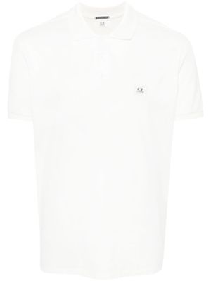 C.P. Company 70/2 Mercerized polo shirt - White