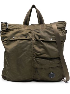 C.P. Company B water-resistant tote bag - Green