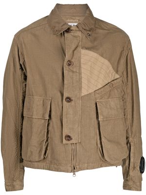 C.P. Company Ba-Tic patchwork jacket - Brown