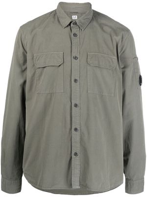 C.P. Company button-down fitted shirt - Green