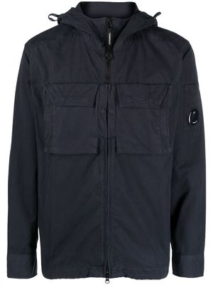 C.P. Company cargo-pocket hooded jacket - Blue