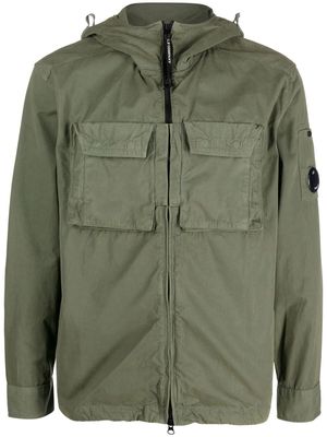 C.P. Company cargo-pocket hooded jacket - Green