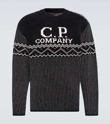C.P. Company Chenille cotton jacquard sweater
