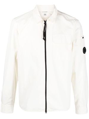 C.P. Company chest-pocket shirt jacket - White
