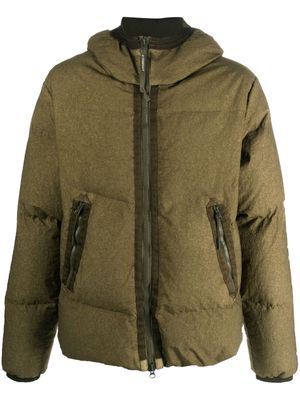C.P. Company Co-Ted Goggle down jacket - Green