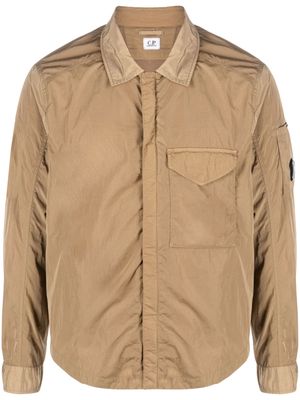 C.P. Company concealed-fastening shirt jacket - Neutrals