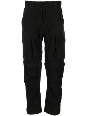 C.P. Company convertible straight-leg cargo trousers - Black