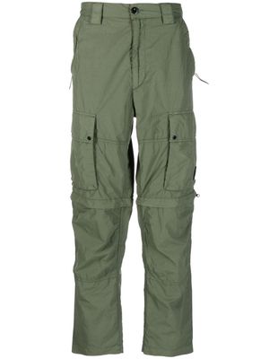 C.P. Company convertible straight-leg cargo trousers - Green