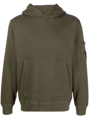 C.P. Company cotton drawstring hoodie - Green