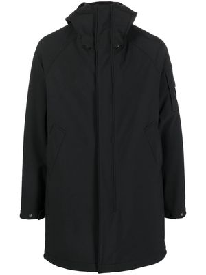 C.P. Company cotton lens-detail coat - Black