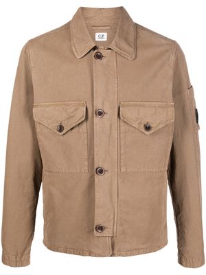 C.P. Company cotton shirt jacket - Brown