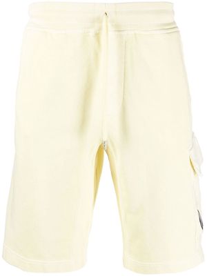 C.P. Company cotton track shorts - Yellow