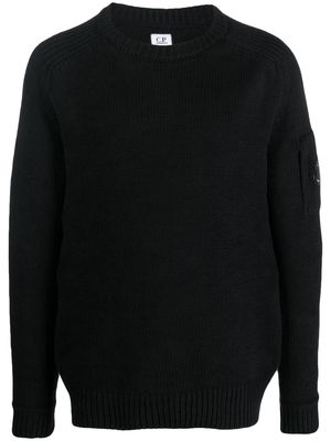 C.P. Company crew-neck knitted jumper - Black