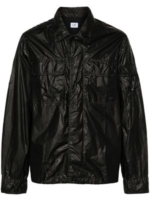 C.P. Company CS II Lens-detail shirt jacket - Black