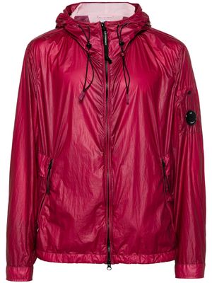 C.P. Company CS II Lens-detailed hooded jacket - Pink