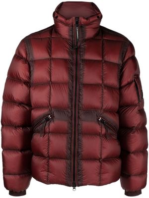 C.P. Company D.D. concealed-hood puffer jacket - Red