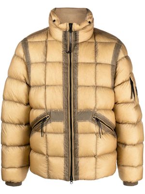 C.P. Company D.D. Shell concealed-hood down jacket - Yellow
