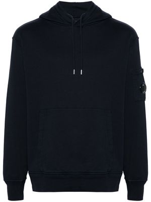 C.P. Company Diagonal Fleece cotton hoodie - Blue