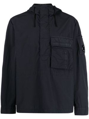 C.P. Company drawstring-hood anorak jacket - Blue
